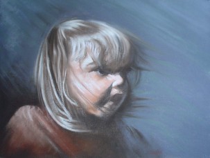 Pastel portrait by fine artist Fiona Holt